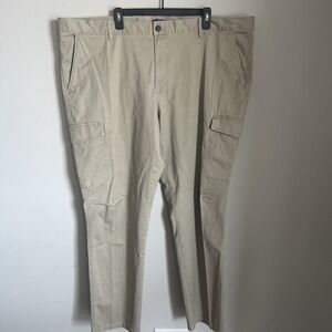 Nwt George Stretch Fashion Cargo Pants Stone Wash Size 46 Mens